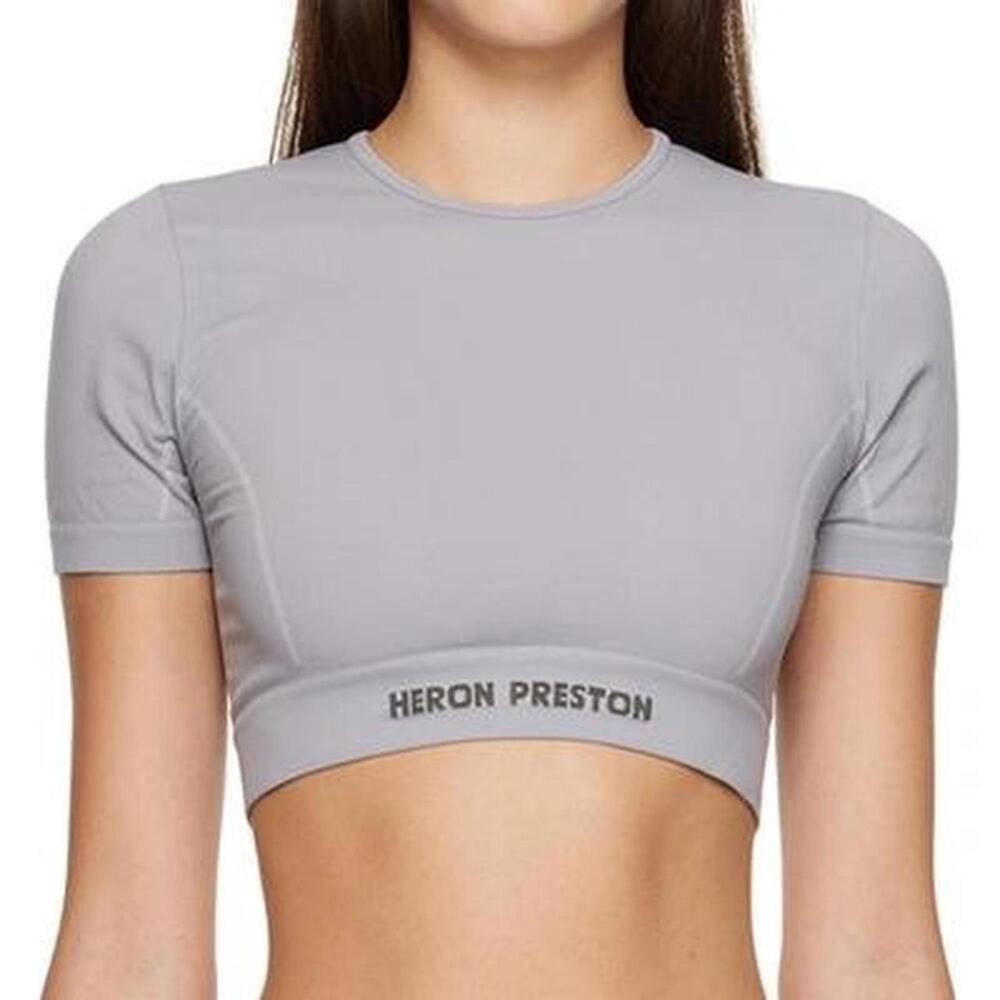 Heron Preston Gray Active T-Shirt